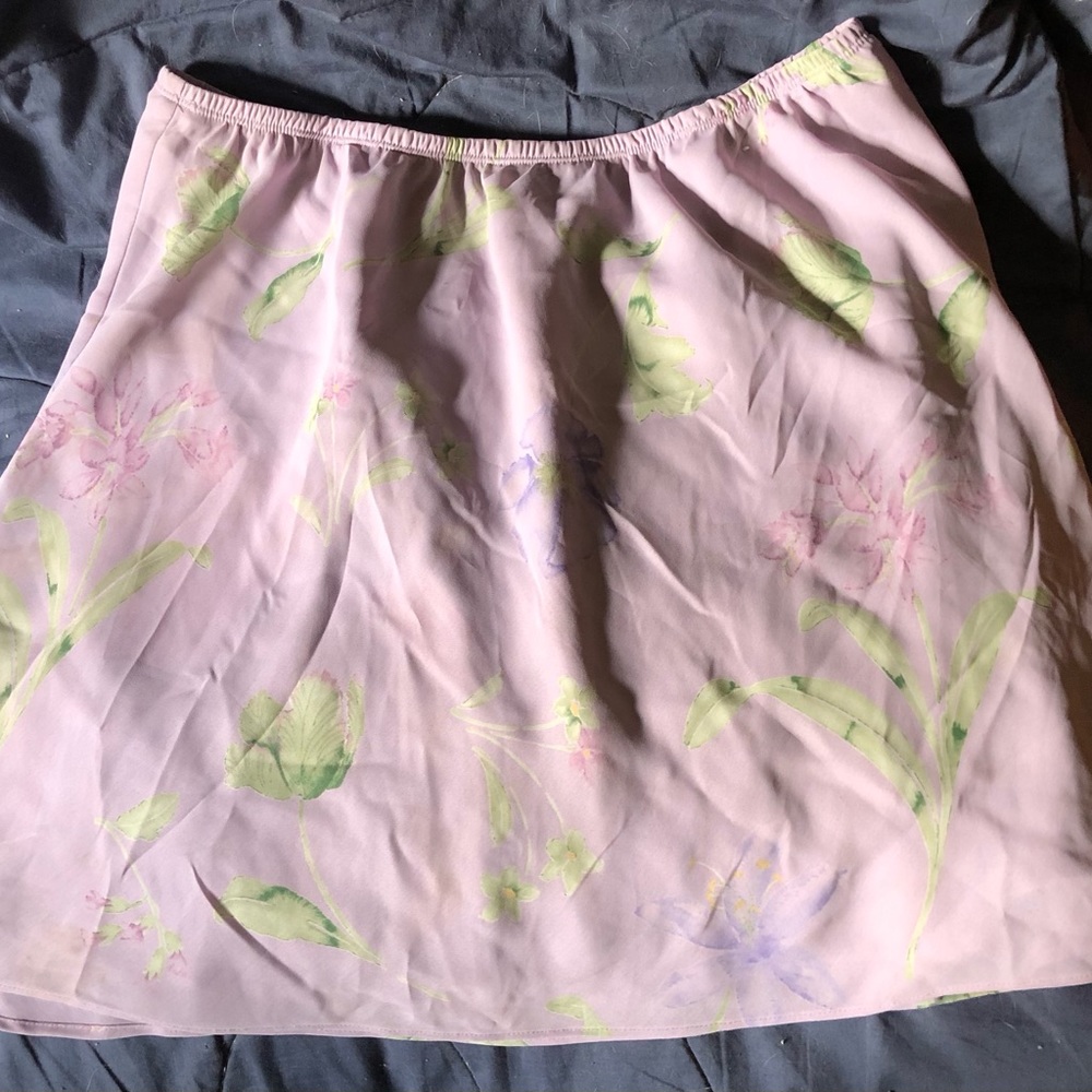 Lavender spring short skirt